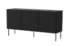 Cama Meble puhvetkapp 3D chest of drawers PALAZZO BIS 151x40x75 matte must
