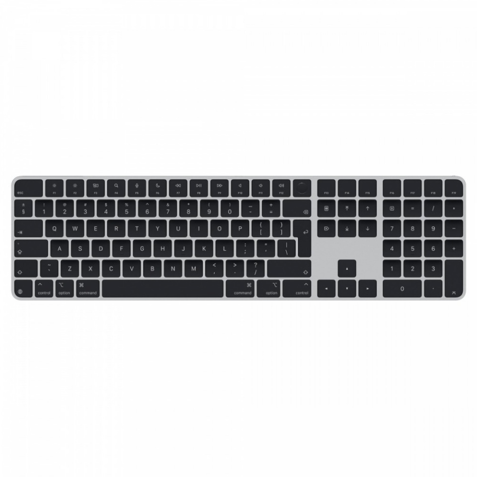 Apple klaviatuur Magic Keyboard with Touch ID and Numeric Keypad for Mac models with Apple silicon - International English - must Keys