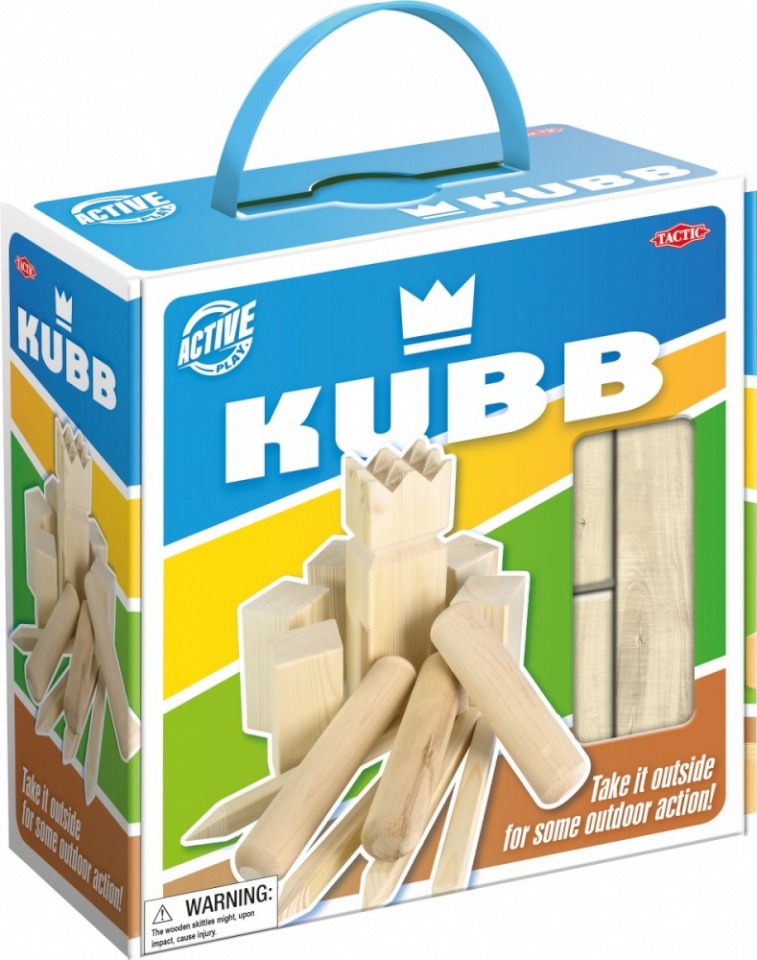 Tactic Game Kubb in cardboard box