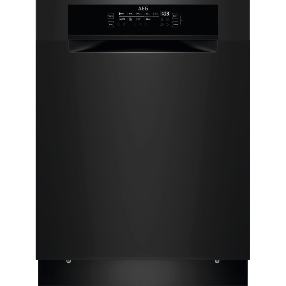 AEG integreeritav nõudepesumasin FBB65707PB 6000 SatelliteClean Dishwasher, must