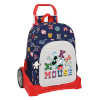 Disney Clubhouse ratastega koolikott Only one meresinine 33x42x14cm