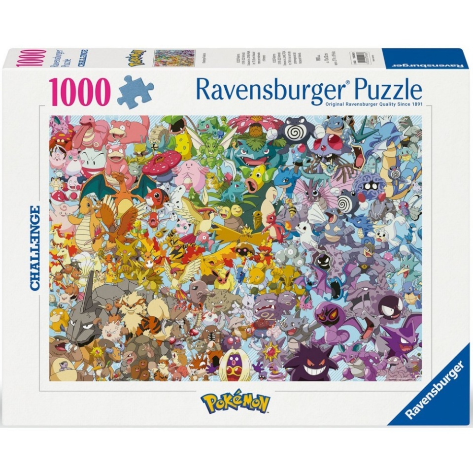 Ravensburger pusle Puzzle Challenge Pokémon (1000-osaline)