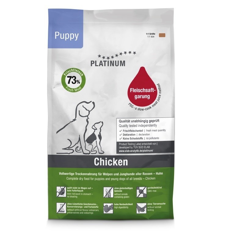 Platinum kuivtoit koerale Puppy Chicken, 1,5kg