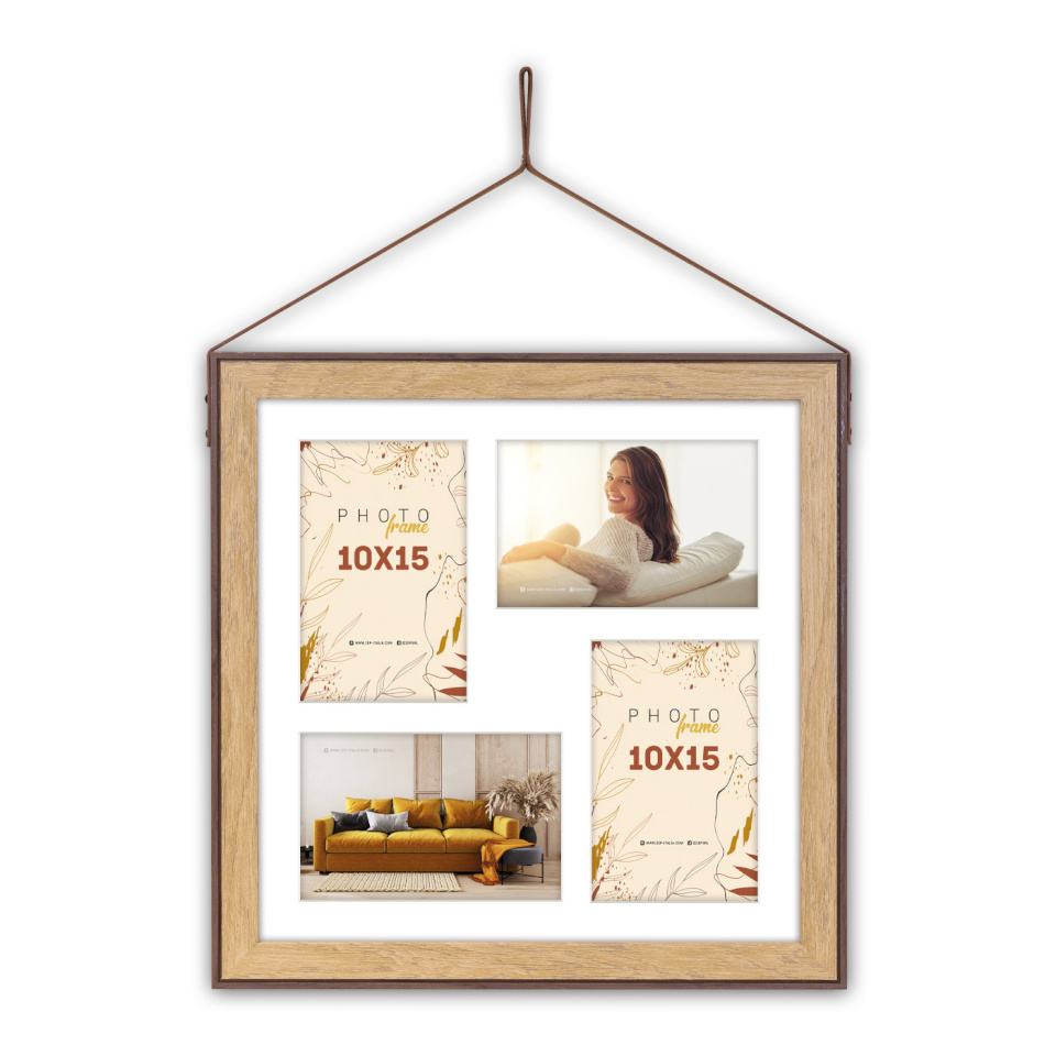 ZEP pildiraam YH473 Lugo 4Q 4x10x15 (34x34) cm