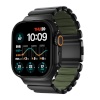 Nomad kellarihm Stratos Band Titanium must 49mm Forest