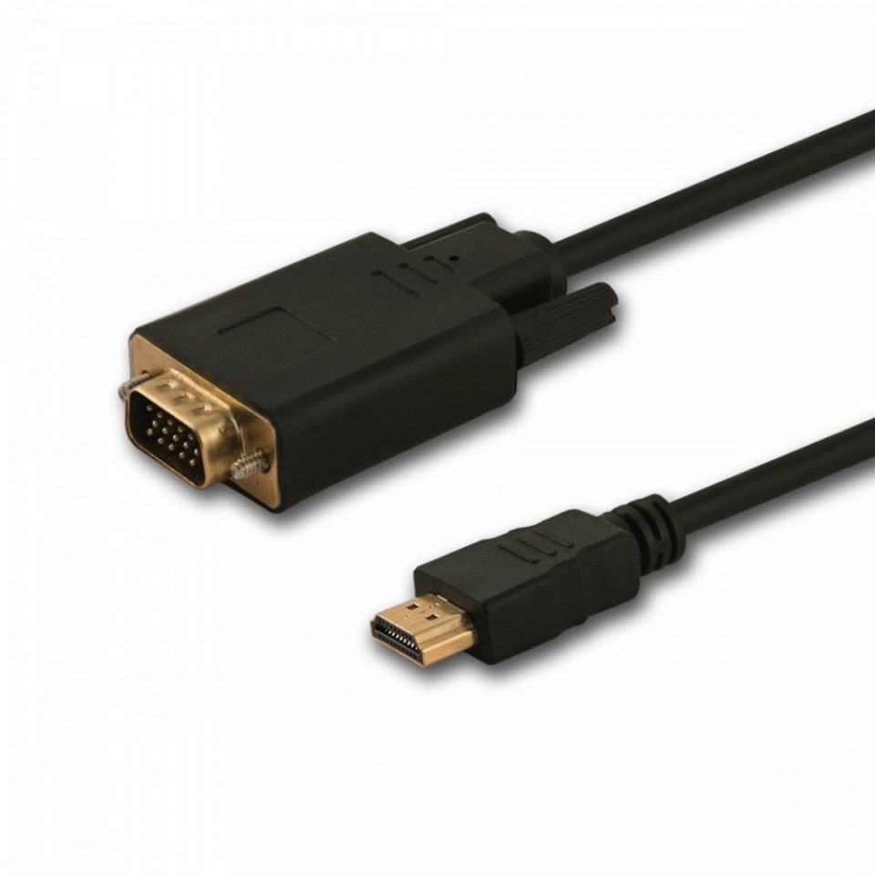 Savio adapter Adapter HDMI CL-197 HDMI(M)-VGA(M) 1,8m