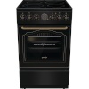 Gorenje keraamiline pliit 50cm retro, must