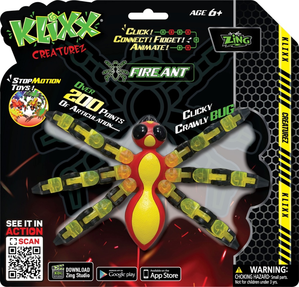 Zing Klixx Creaturez ZING KLIXX CREATUREZ skudra ar salok?m?m k?j?m, KX120