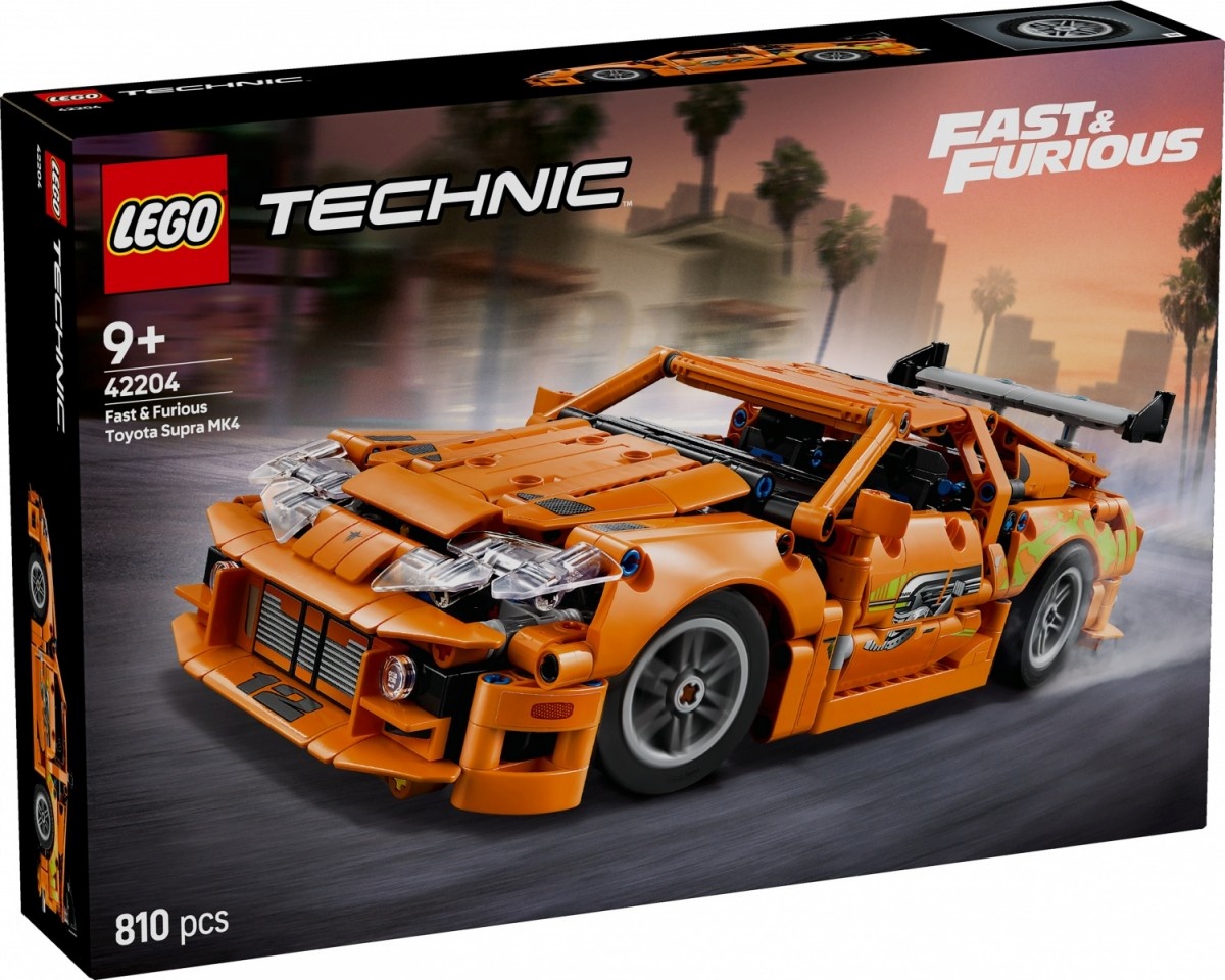 LEGO klotsid 42204 Technic Fast and Furious Toyota Supra MK4