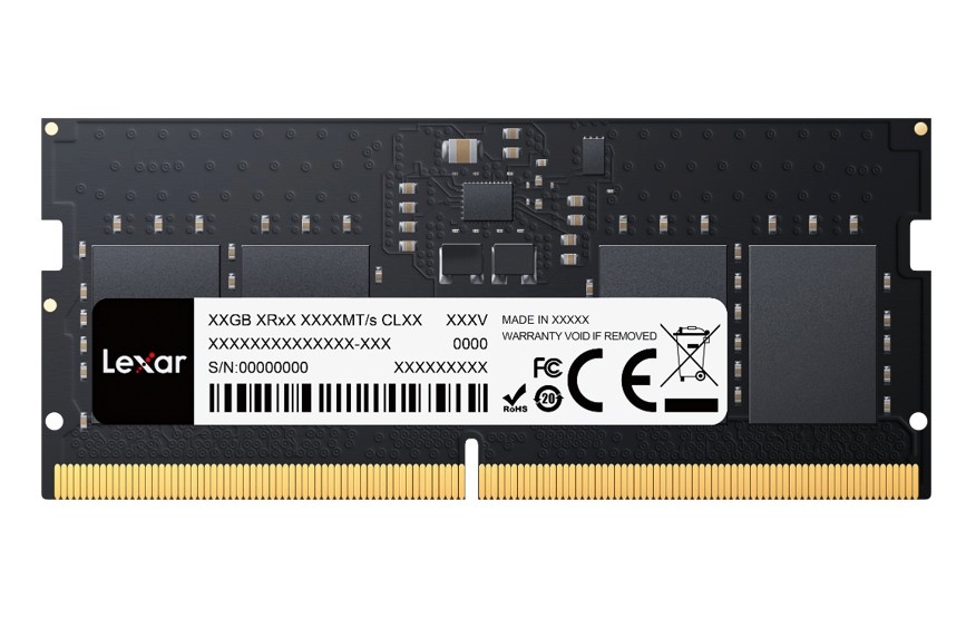 8GB Lexar SODIMM 4800Mhz (black)