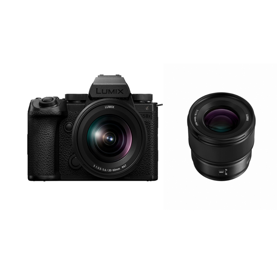 Panasonic Lumix DC-S5 II X+S 20-60mm+ S 1.8 50mm. must. Kamerakit