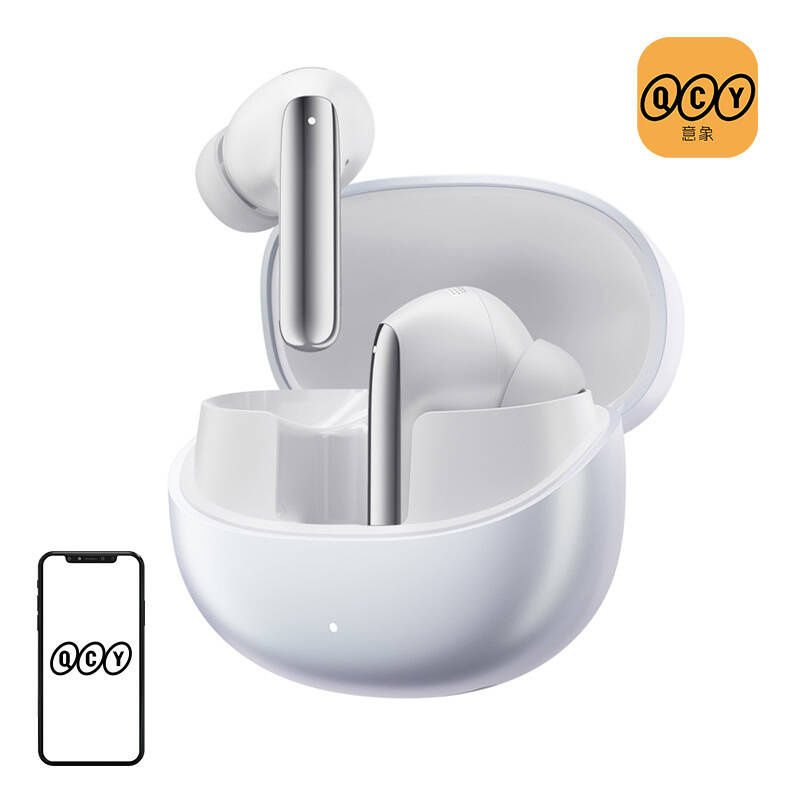 TWS QCY MeloBuds Pro HT08 Headphones, ANC (valge)