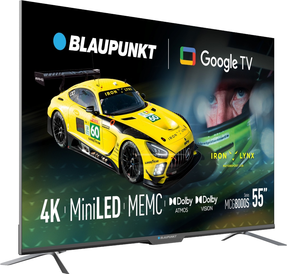 Blaupunkt televiisor Blaupunkt Mini LED TV | 55MCG8000S | 55 | Smart TV | Google TV | must