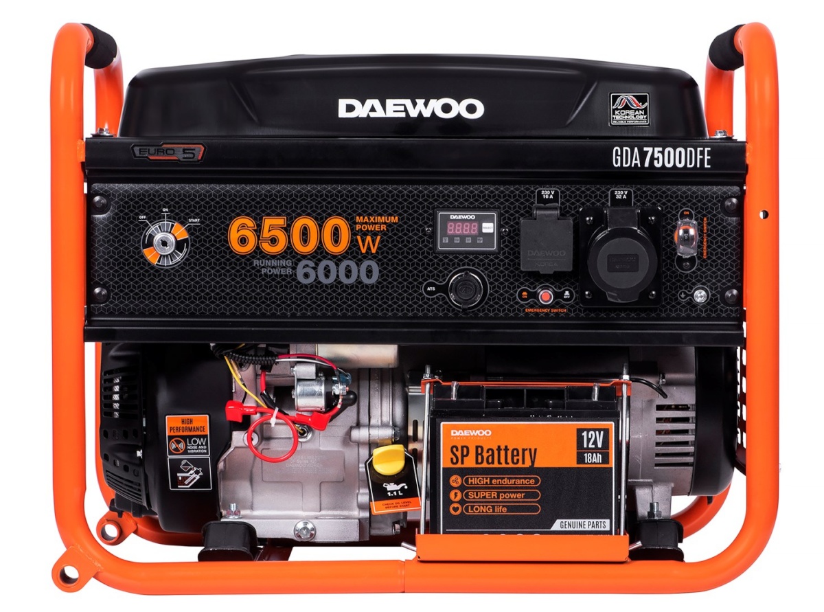 Daewoo generaator Agregat prądotwórczy 6,5kw 230V GDA7500DFE
