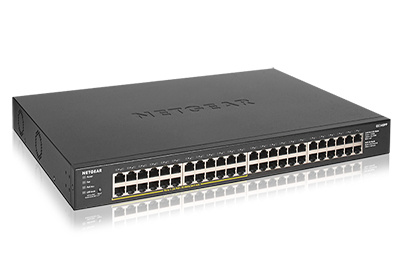 Netgear switch GS348PP Unmanaged Gigabit Ethernet (10/100/1000) Power over Ethernet (PoE) must