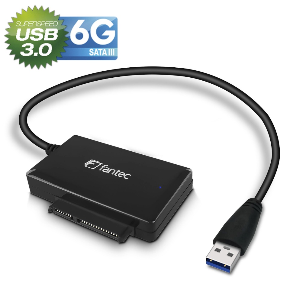 Fantec kettaboks USB3.0 SATA 6G Adapter DOCK SSD HDD must