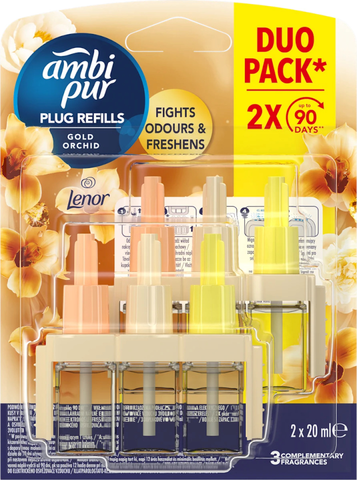 Ambi Pur õhuvärskendaja täitepakend 3Volution Gold Orchid, 2x20ml