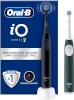 Brauni elektriline hambahari Oral-B iO2 Duo Electric Toothbrush Pair, must/roheline