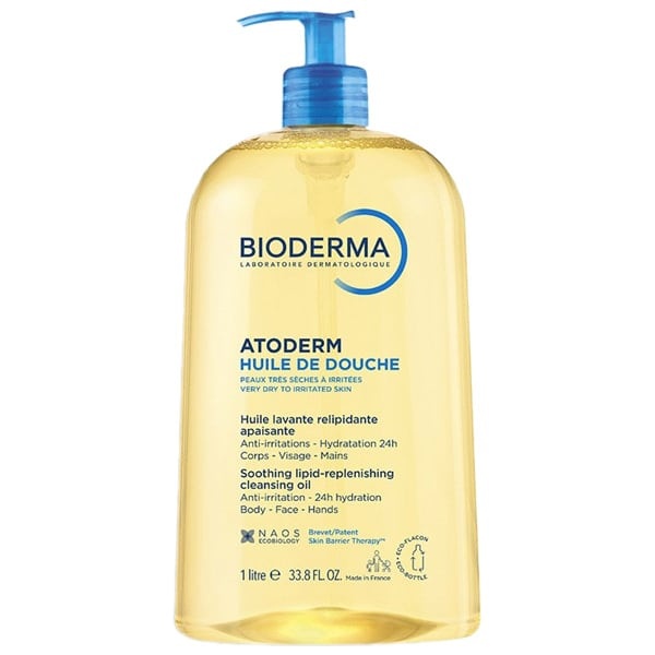 Bioderma dušiõli Atoderm Soothing Lipid-Replenishing Cleansing Oil 1000ml, unisex