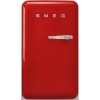 SMEG minibaar FAB10HLRD6, 50-ndate stiil, 97 cm, 135 l, 35 dB, mehaaniline juhtimine, vasak, punane