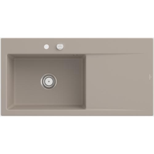 Villeroy&Boch valamu 336202AM, Subway Style 60, 100cm,pealt paigaldatav, nupuga, keraamiline, Almond