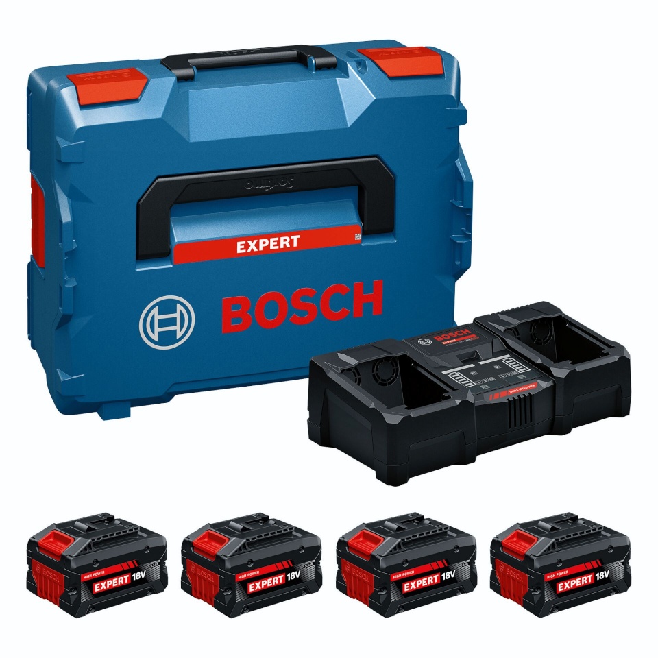 Bosch akulaadija Starter-Set 2x EXBA18V-55 2x EXBA18V-80 + EXAL18V2-320
