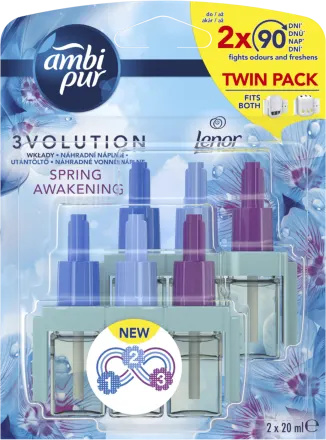 Ambi Pur õhuvärskendaja täitepakend 3Volution Spring Awakening, 2x20ml