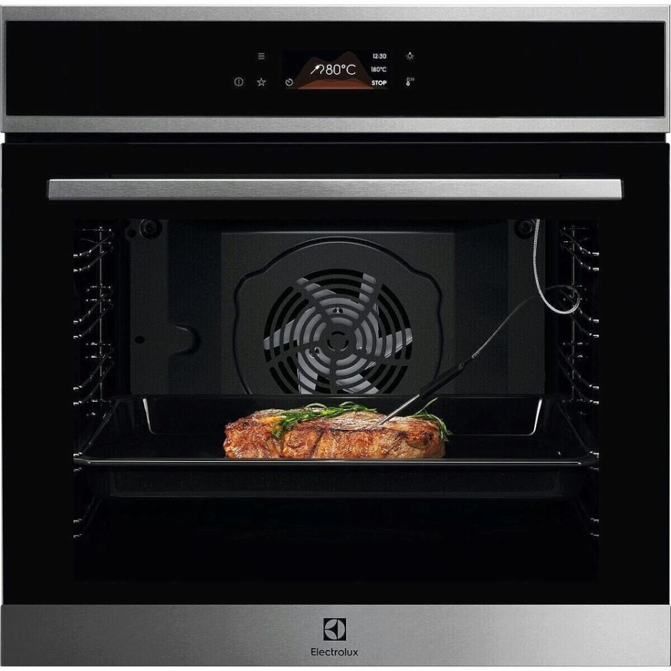 Electrolux integreeritav ahi LOE8P39X Series 700 MealAssist with Food Thermometer Built-In Oven, must
