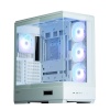 Zalman korpus P50 DS valge Mid-Tower 4x ARGB Fans