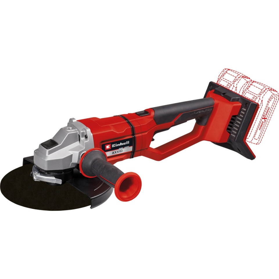 Einhell nurklihvija 4431160 Professional Cordless Angle Grinder AXXIO 36/230 Q, 36 Volt (2x18 V), punane/must