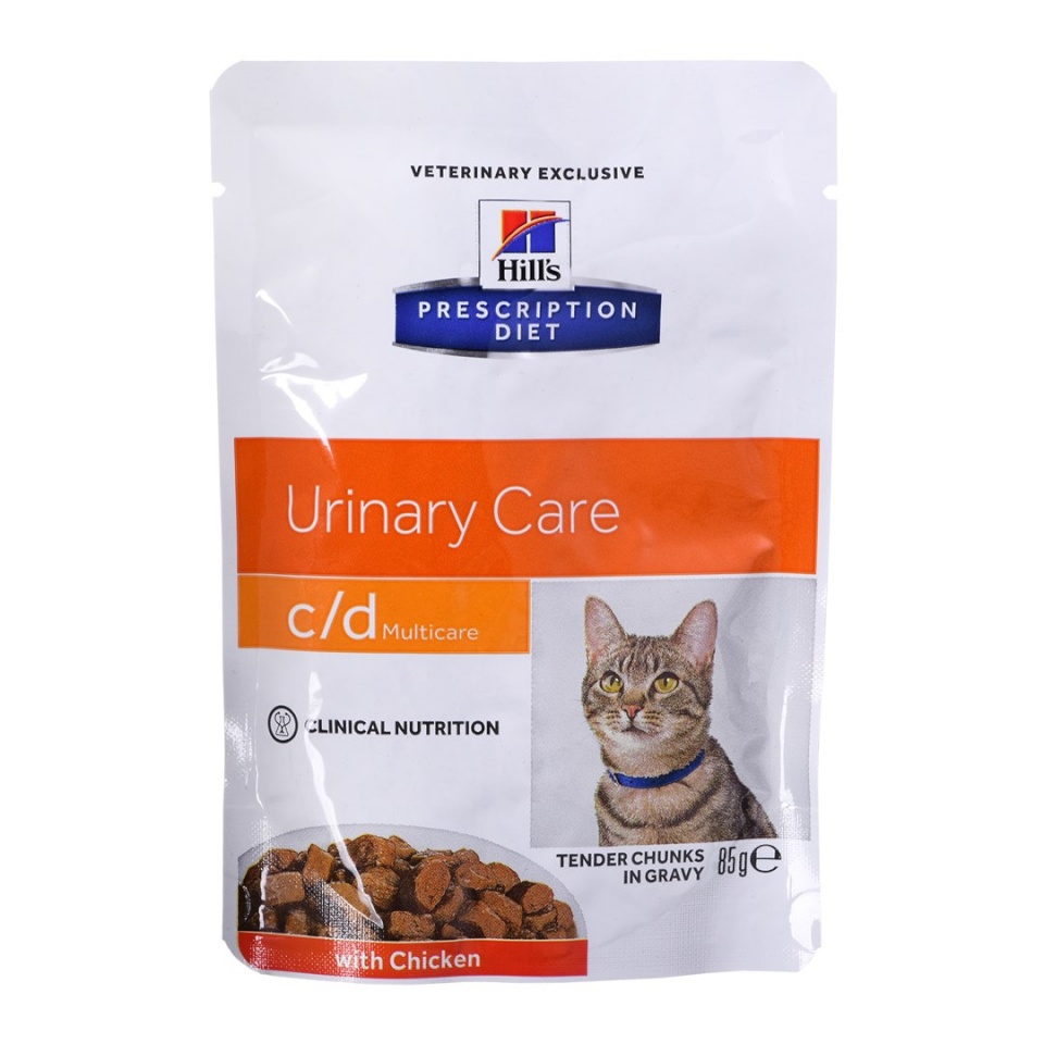 Hill's kassitoit PRESCRIPTION DIET Feline c/d Multicare Chicken, 85g