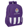 Real Valladolid C.F. seljakott valge lilla 32x44x16cm