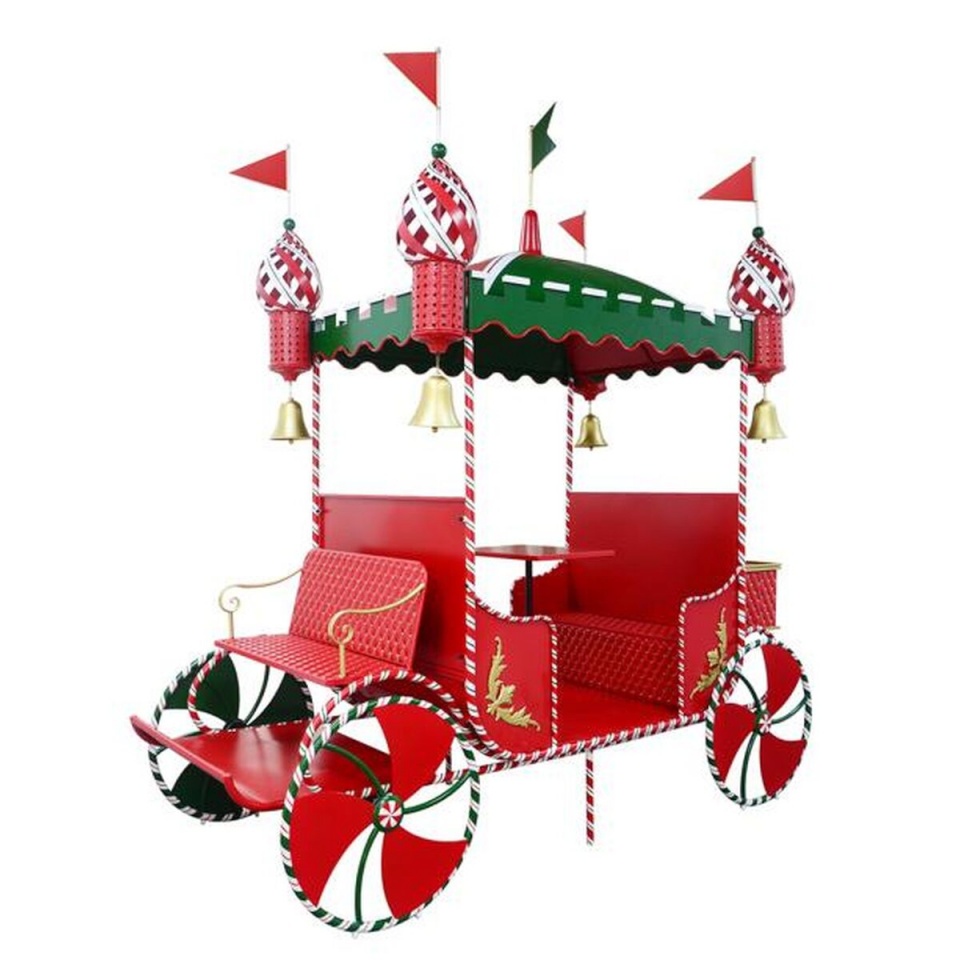 Home Esprit jõuluehe Home ESPRIT valge punane roheline kuldne 267 X 131 X 280 CM