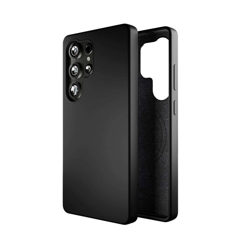 Puro Icon Mag Silicone Case with MagSafe for Samsung Galaxy S25 Ultra - Black