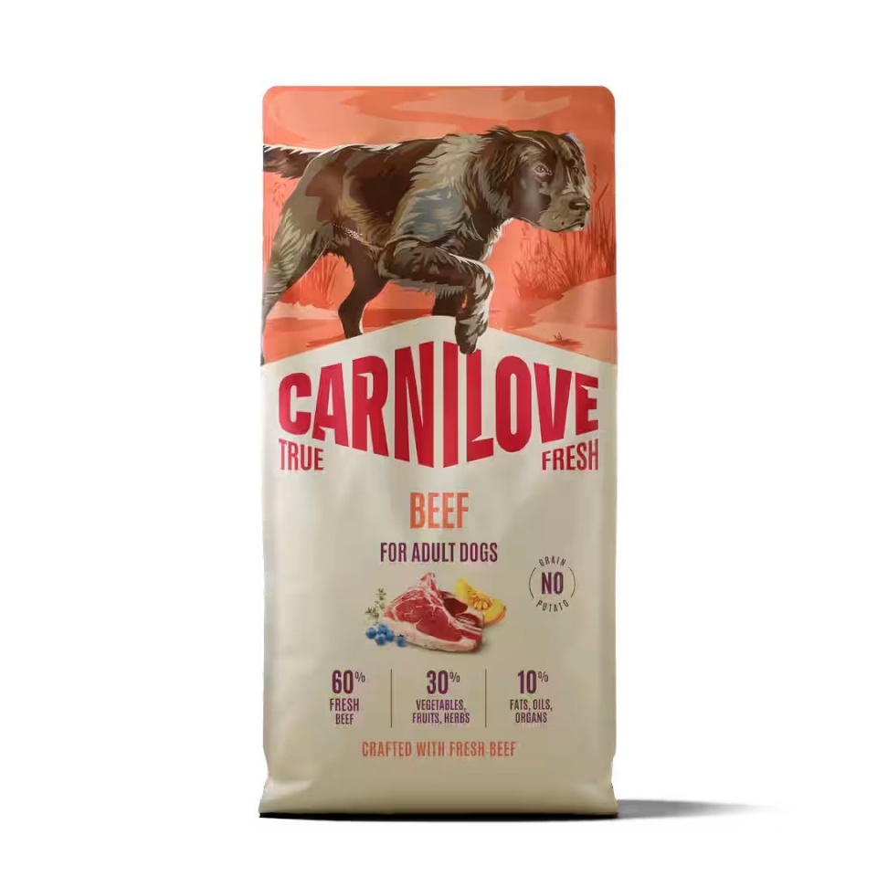 Carnilove kuivtoit koerale True Fresh Beef, 12kg