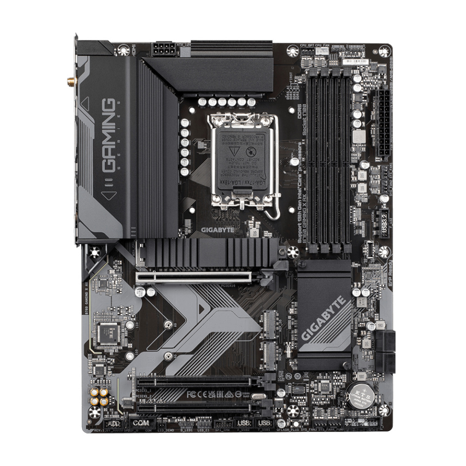 Gigabyte emaplaat B760 GAMING X AX, Intel, LGA1700, DDR5, ATX