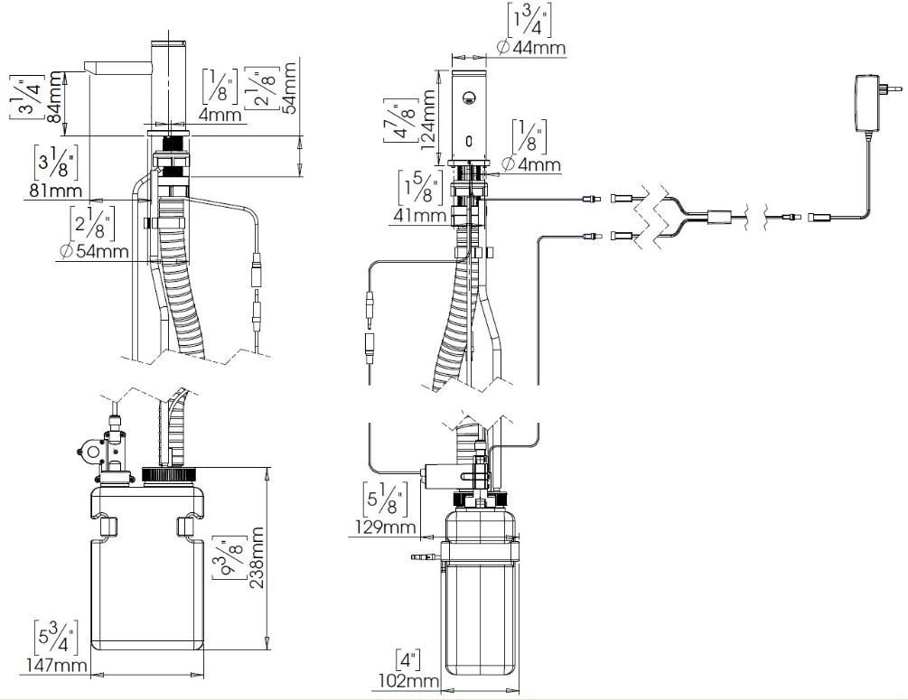 Stern automaatne seebidosaator Lotus Topfill Soap Dispenser
