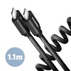 Axagon kaabel BUCM-CM20TB Cable Twist er USB-C USB-C, 1.1