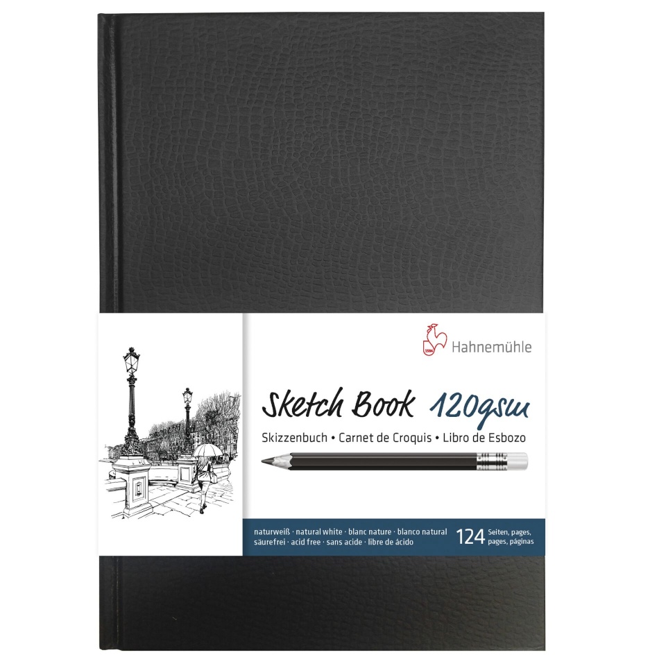 Hahnemühle joonistusplokk Sketch Book A 4 62 Sheets 120 g