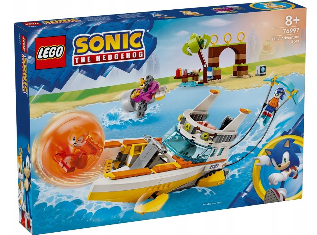 LEGO klotsid 76997 Sonic the Hedgehog Tails? Abenteuerboot