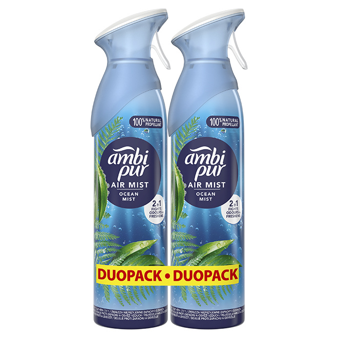Ambi Pur õhuvärskendaja Ocean Mist, 2x185ml
