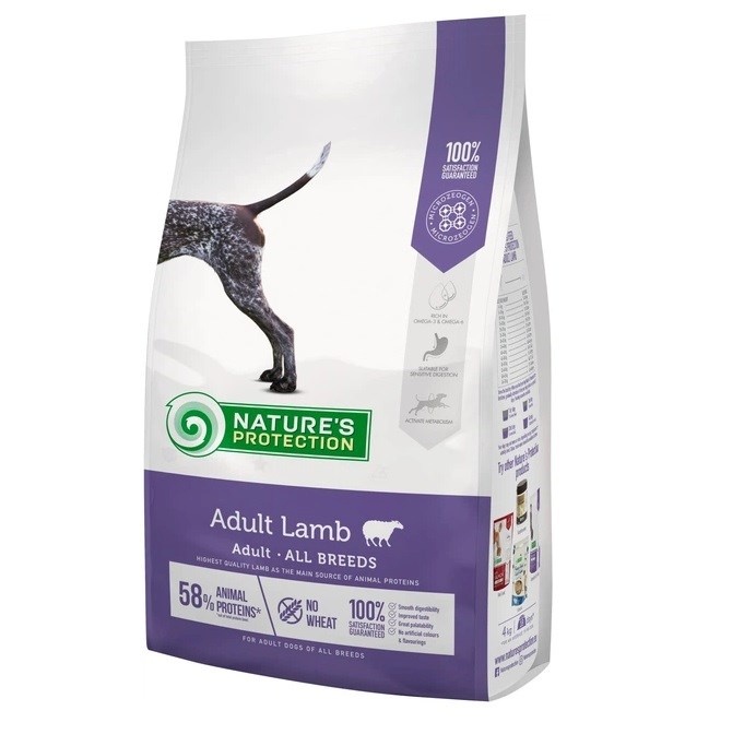 Nature's Protection kuivtoit koerale Adult Lamb, 12kg
