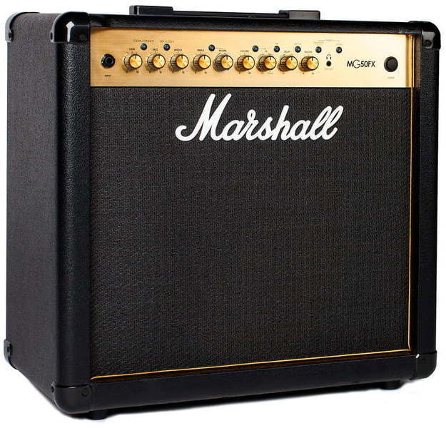 Marshalli kitarrivõimendi MG50GFX Gold 1 x 12” kombo elektrikitarrile, 50 vatti