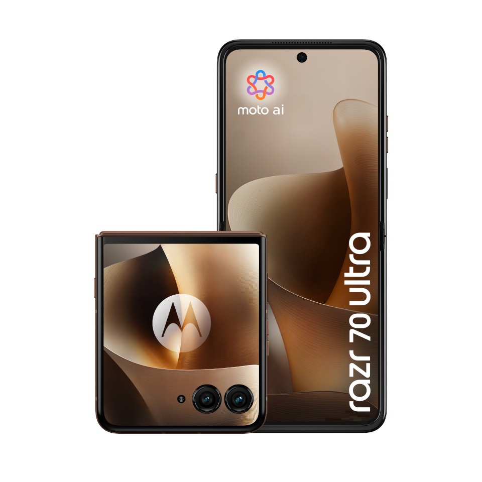 Motorola mobiiltelefon razr 70 ultra 17.7cm 6.96" Dual SIM Android 16.0 5G USB Type-C 16GB 512GB 5000mAh Wood
