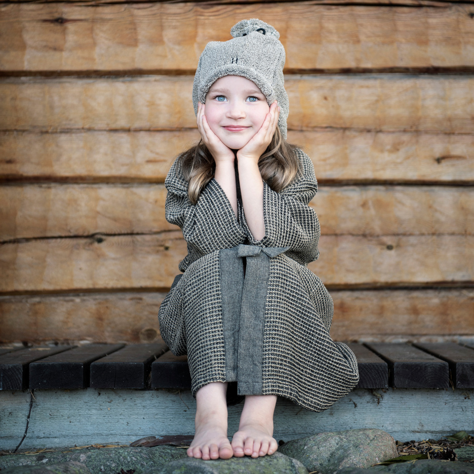 Saunamüts RENTO 29x29xH29cm, linane frotee