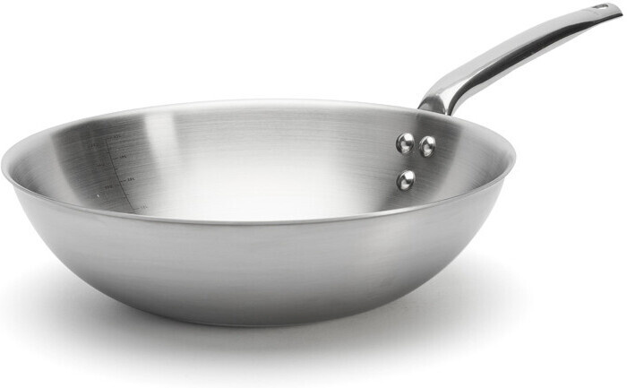 De Buyer pann Alchimy wok, 32cm, roostevaba teras