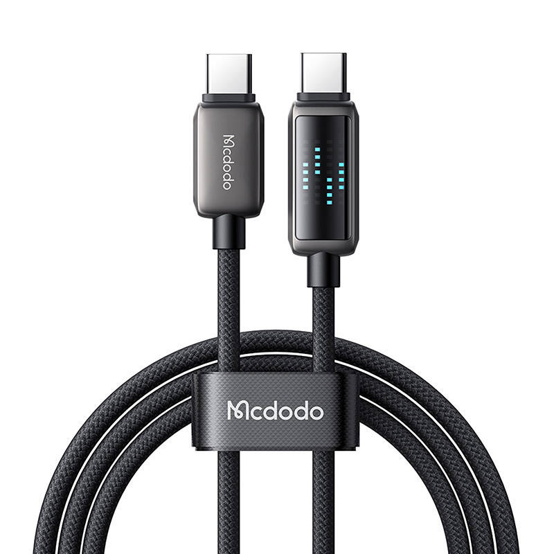 Mcdodo laadimiskaabel Mcdodo CA-4250 USB-C -> USB-C , 100W, LED display, 1.2m