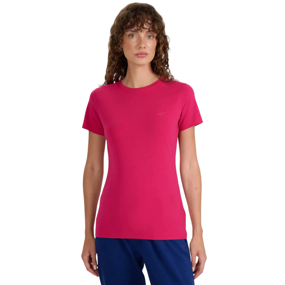 4F T-särk naistele F2439 tumeroosa 4FWAW25TTSHF2439 53S suurus S