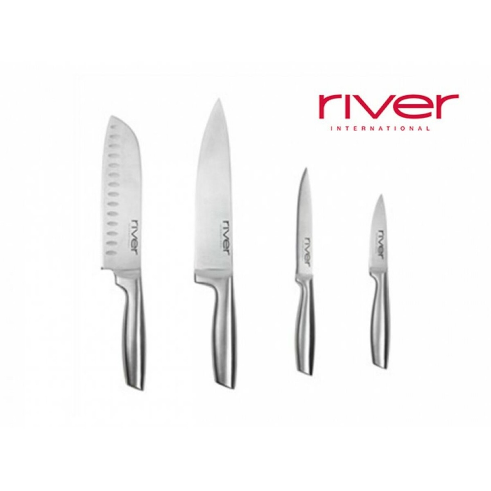 River nugade komplekt Roostevaba teras 4tk