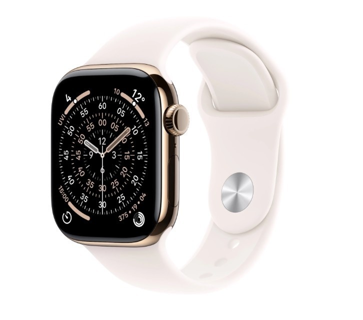 Apple nutikell Watch Series 11 GPS + Cellular 42mm kuldne Titanium Case with Light Blush Sport Band - S/M